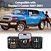 GRAOSO Car Trunk Organizer Compatible with Toyota FJ Cruiser 2007-2021, Rear Storage Bag with 3 Pieces of 1.5” Wide Hook&Loop Tapes, 2 Adjustable Hanging Loops, Multiple Pockets, Black