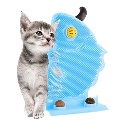 arranhador de canto para gatos,Escova autolimpante para gatos | Aparador de canto para gatos Massage