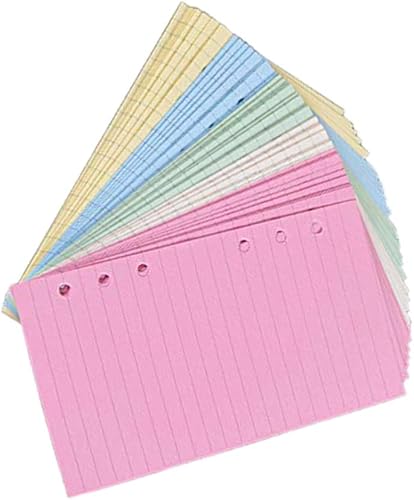 Miniatura 6 de A6 - Recambios de papel de hojas sueltas de 6 agujeros, 50 hojas/100 páginas, papel de relleno forrado para planificador, diario, cuaderno, varios