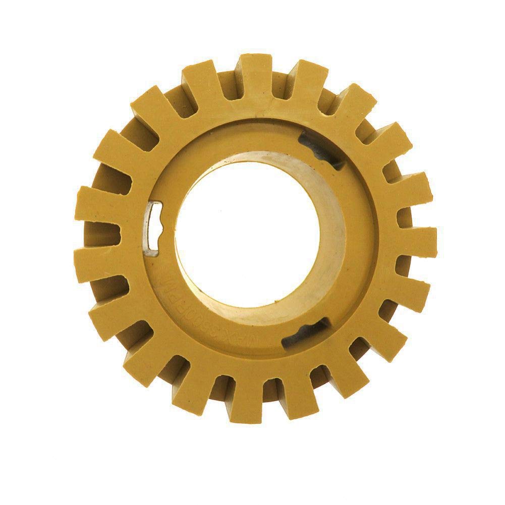 Gomme caoutchouc 4" pour enlever les adhésifs cuits sur carrosserie sans rayer