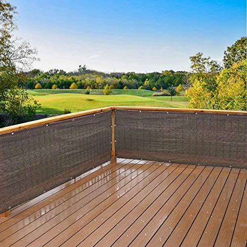 Filet d'ombrage haute élasticité 3x4m marron résistant pour jardin