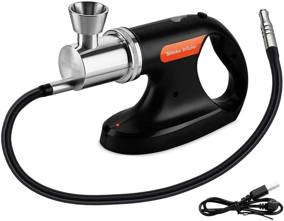 Smoking Gun, Cocktail Smoker Kit, Handheld Cold Smoking Infuser And Vacuum Function, Indoor-Outdoor Smoke Machine