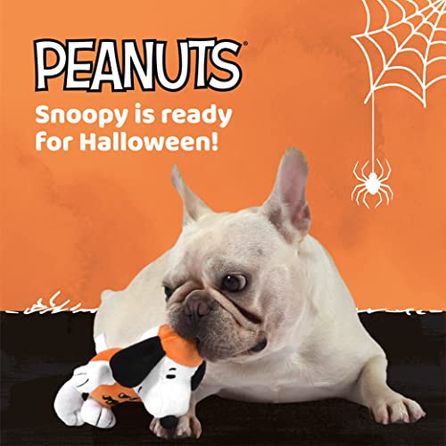 Peanuts For Pets 6 Inch Halloween Snoopy & Woodstock Plush Figure Dog Toys Bulk, 27 Pcs With 24 Inch Sidekick | Small Dog Toys Squeaky Plush Fabric Snoopy Gifts Halloween Dog Toys From Peanuts Comics #TOP2