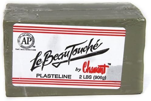 Chavant Clay - Le Beau Touche Green - Sculpting and Modeling Clay (1/4 Case)
