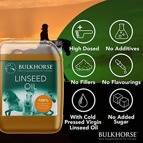 BulkHorse Lijnzaadolie | Kwaliteit gegarandeerd | MAAG, DARM en SPIJSVERTERING | 5 liter - Image 5