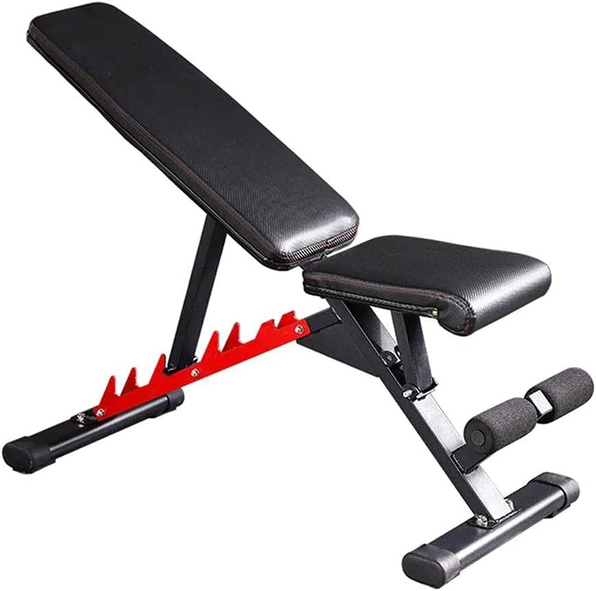 Adjustable Weight Bench Fitness Benches Sit Up Ab Workout Utility for Home Gym Strength Training Incline Decline Bench for Full Body Exercise