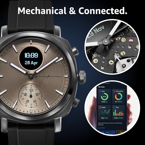 pininfarina Senso Sport Hybrid Smartwatch: Analog, FKM Strap, Fitness Tracker, GPS, Compass - Image 3