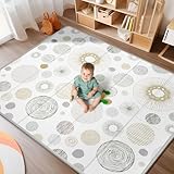 79x71 Baby Play Mat, Extra Large Baby Play Mat for Floor, Foldable Play Mats, Waterproof, Thick, Non-Toxic, Reversible Baby Floor Mat, Safe for for Babies, Infants and Toddlers, Indoor/Outdoor Use