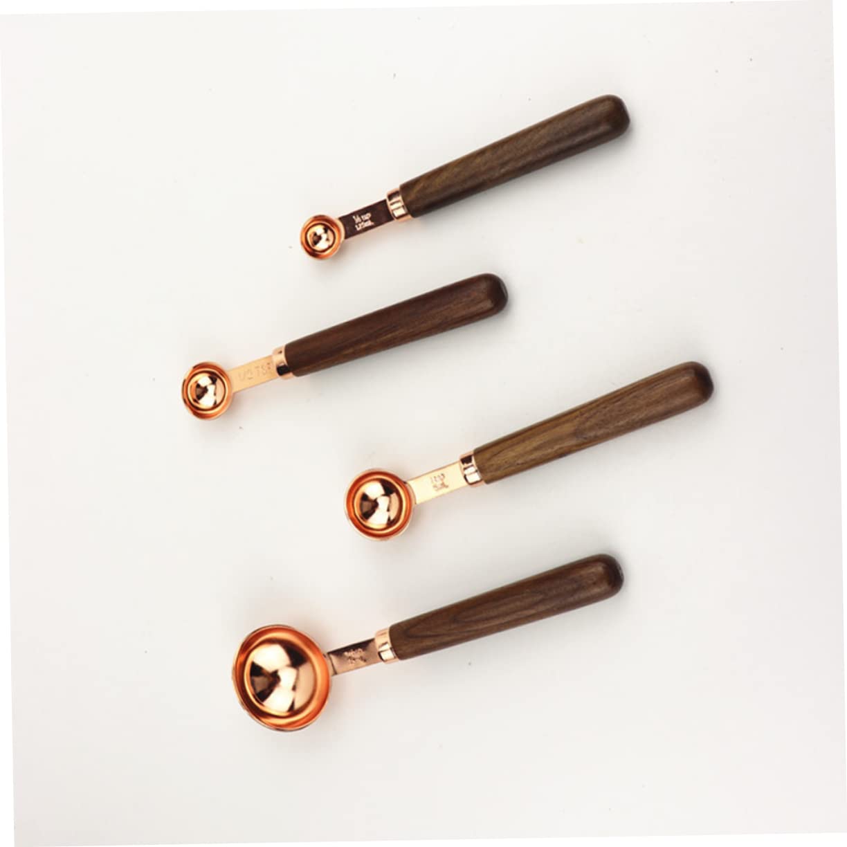 Alipis 12pièces Cuillères à Mesurer Acier Avec Poignée Ensemble Cuillères Pour Cuisine Et Pâtisserie