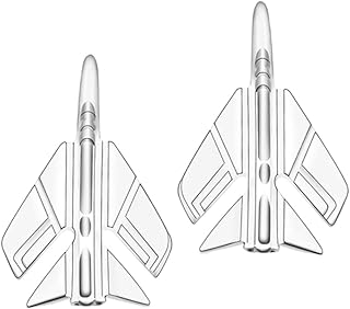 Peora Executive Airplane Cufflinks for Men Chrome Shirt Business Wedding Corporate Gift Price In India