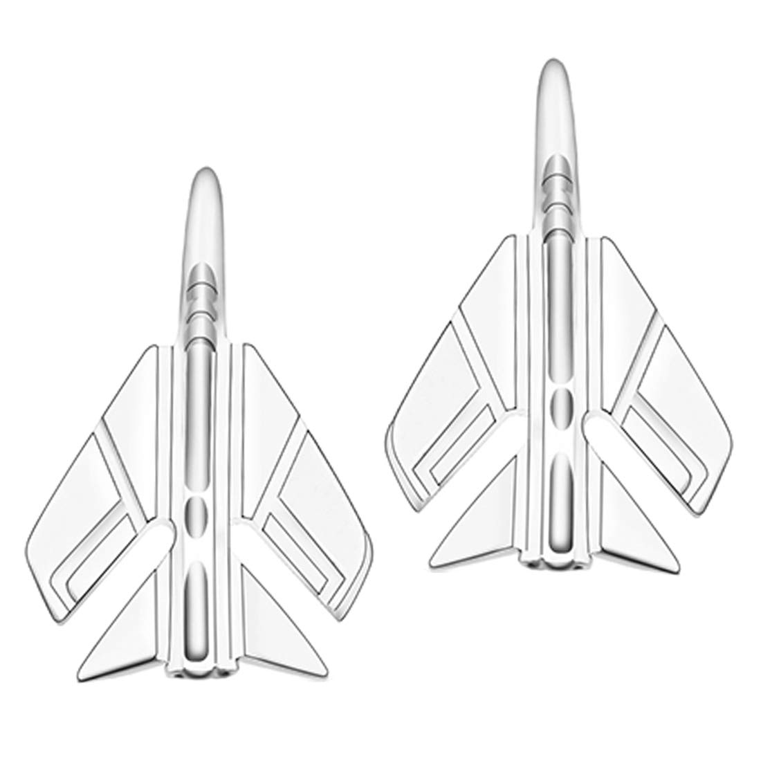Peora Executive Airplane Cufflinks for Men Chrome Shirt Business Wedding Corporate Gift (B0832DBHX6) Amazon Price History, Amazon Price Tracker