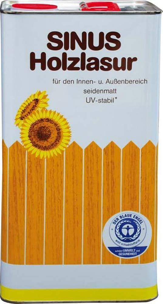 2x 5L SINUS Holzlasur Farbe KESSELDRUCKGRÜN + 1x Bildmagnet! Holzfarbe für optimalen Holzschutz aussen, für Holz-Zäune, 2x 5 Liter Holzschutzlasur Wetterfest für Außen & Innen, ähnl. Holzlack 10L