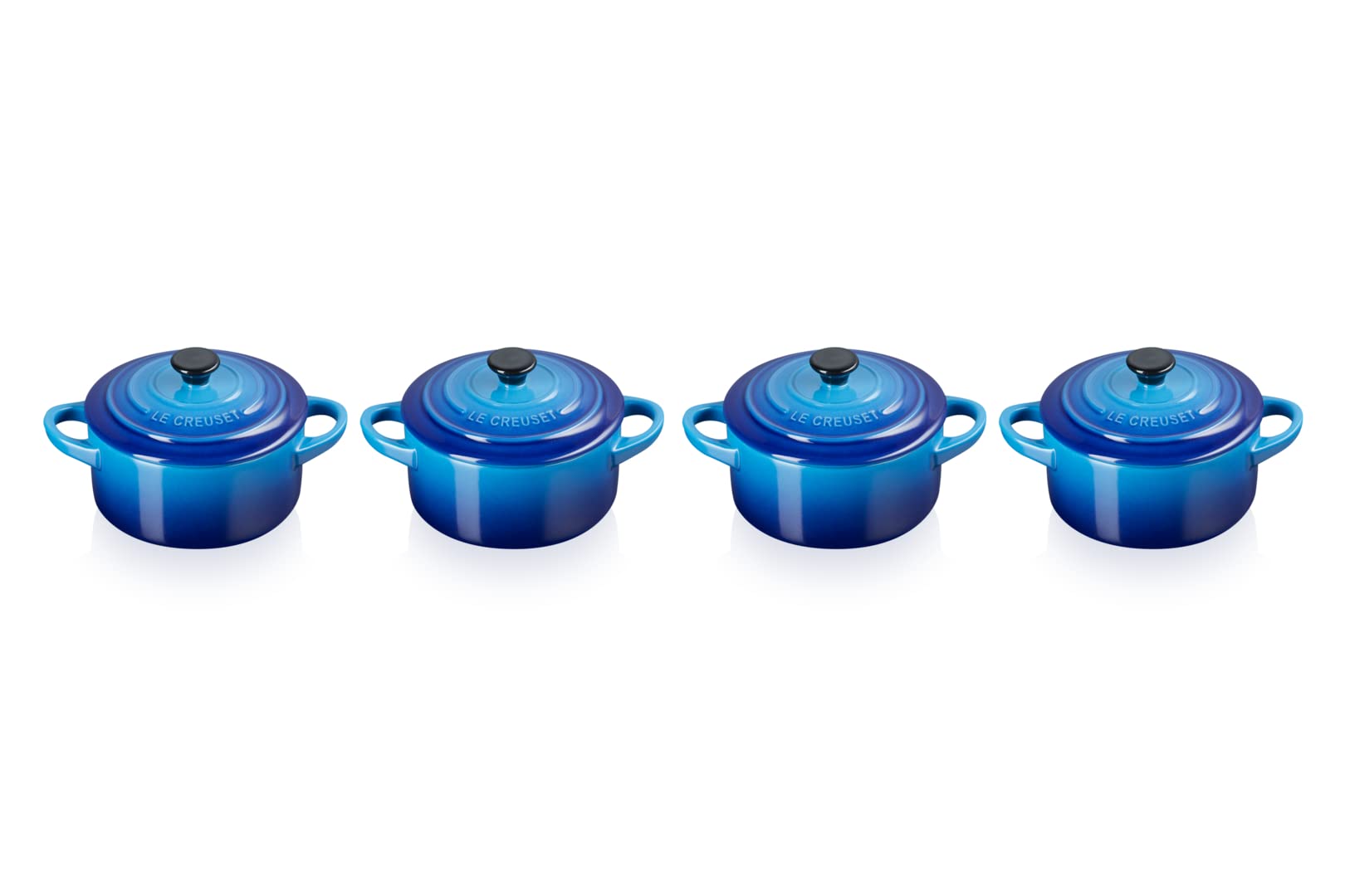 Le Creuset 4er-Set Mini Cocottes aus Steinzeug