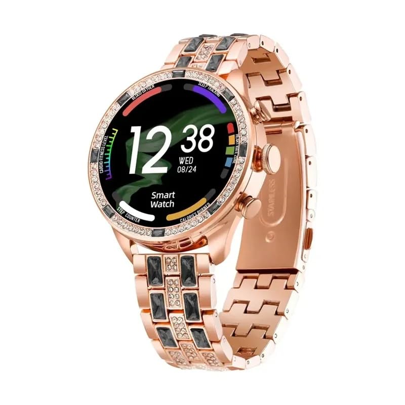 See full amazon price history chart for Fire Turtle GEN 12 Specially Made for Girls & Womens Birthday Gift Wedding Gift Music Smartwatch Gold Strap, 1.30 Inch Amoled Sunlight Proof Display (Black) Fire Turtle GEN 12 Specially Made for Girls & Womens Birthday Gift Wedding Gift Music Smartwatch Gold Strap, 1.30 Inch Amoled Sunlight Proof Display (Black) (B0CR7NZS91) Amazon Price History, Amazon Price Tracker
