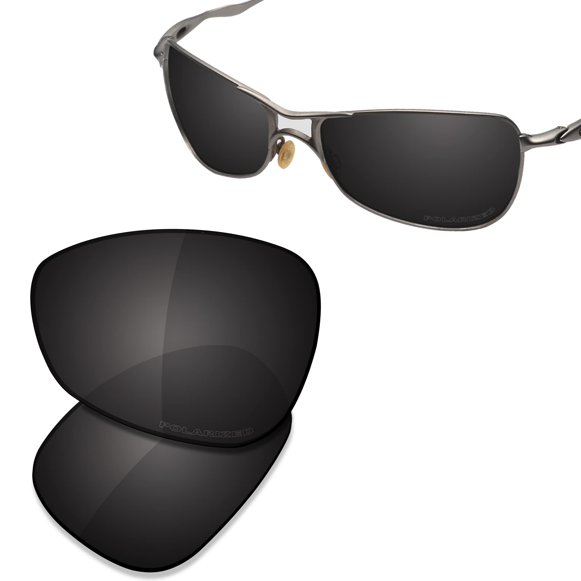 SAUCER Najwyższej jakości wymienne soczewki i zestawy gumowe do okularów przeciwsłonecznych Oakley Crosshair 1.0 (2005)