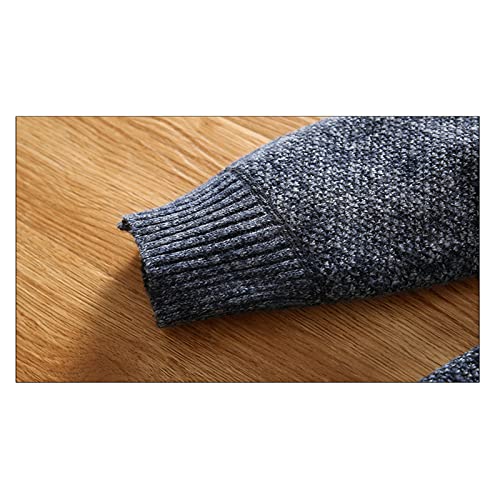 Pull col roulé coupe ajustée bleu pour ne plus avoir froid
