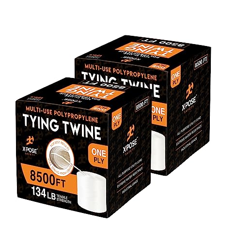 Xpose Safety Polypropylene Tying Twine – 1 Ply White Plastic