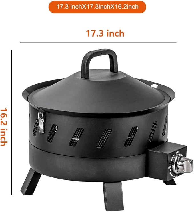 Brasero Portátil de Propano 17.3 Pulgadas EcoNook miniatura 2