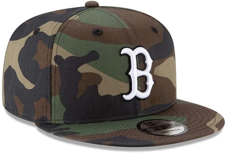 New Era Mens Boston RedSox Camouflage WDC 9Fifty Adjustable Snapback 950 Red Sox Cap - Image 3