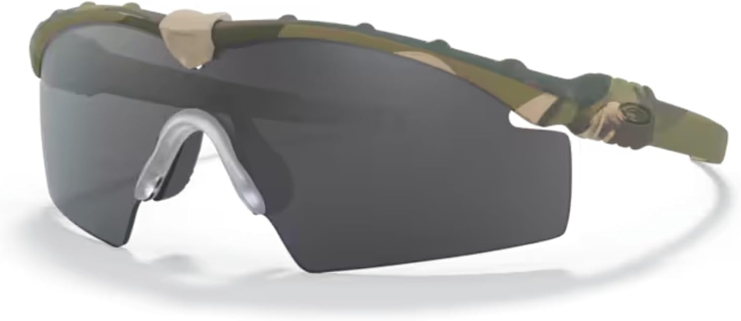 OAKLEY OO9146 Si Ballistic M Frame 3.0 Shield Sunglasses For Men+ Bundle Accessory Leash Kit, Microfiber Pouch