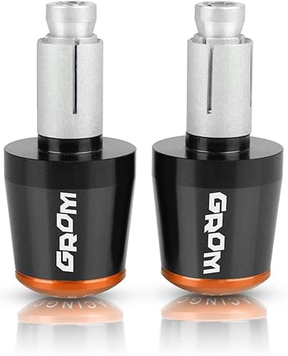 Miniatura 10 de Para GROM MSX125 MSX 125 2014-2017 2015 2016 Accesorios de motocicleta 7/8 "22MM manillar mano Grips mango barra extremo tapa (color negro y dorado)