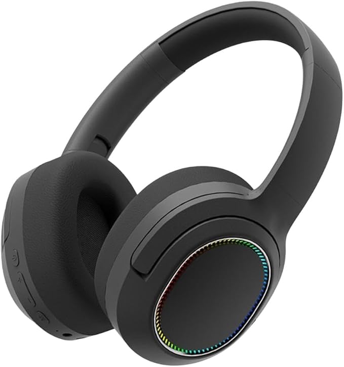 LAUJIE P2963 Wireless Bluetooth Over The Ear Headphone with Mic (Black