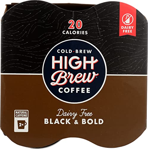 High Brew Coffee Cold-Brew, Black And Bold, 8 Fl Oz #TOP4