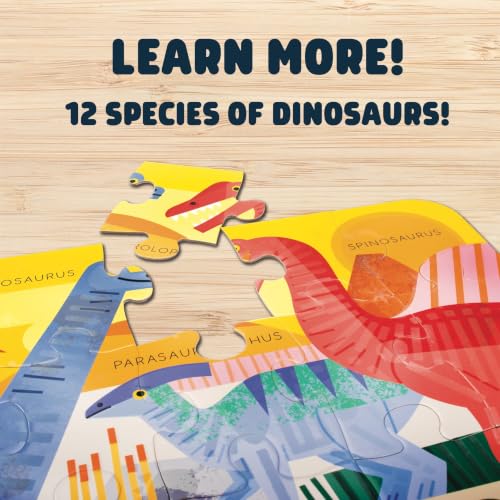 Chuckle & Roar - 50 Piece Dinosaur Floor Jigsaw Puzzle for Kids Ages 4-8 by Chuckle & Roar - Image 5