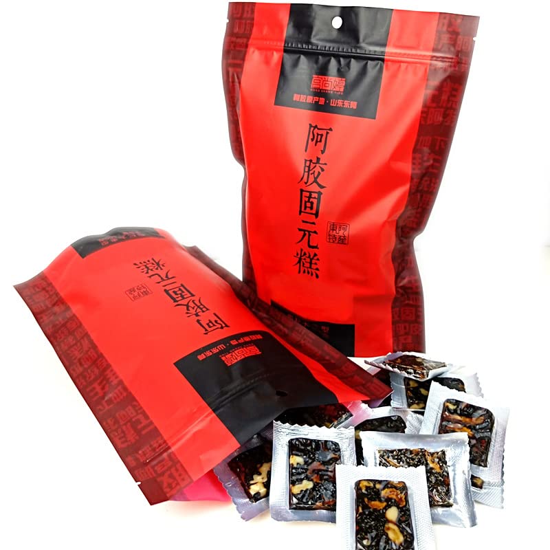美容健康食品 阿膠糕 一か月分500g Amazon | 阿膠固元糕 500g 山東阿膠使用 個別包装 即食 補血