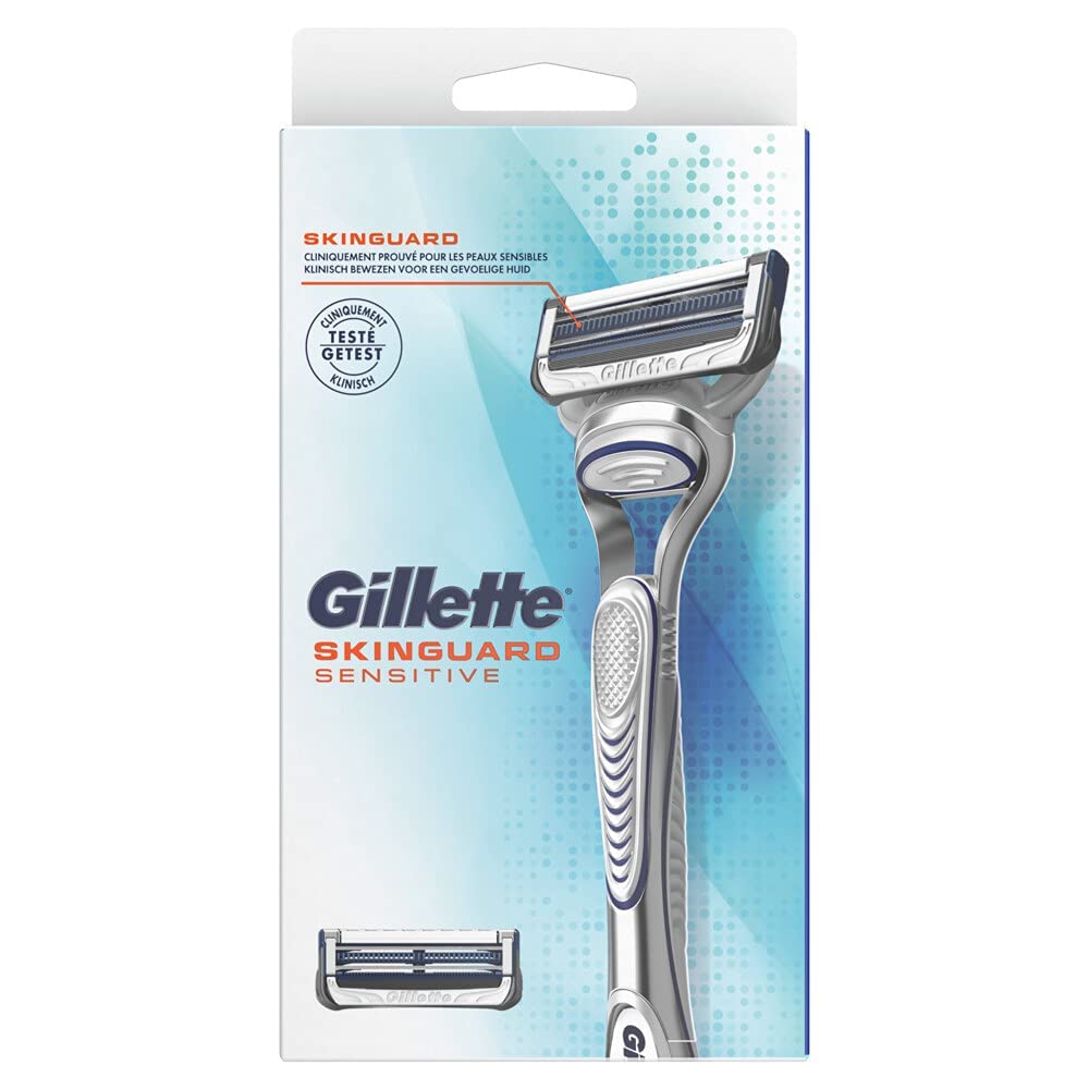 Gillette SkinGuard Sensitive Razor, Device & Blade - 2 Blades
