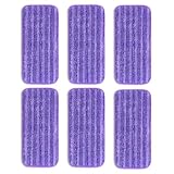 Emballage et Utilisation: Contient 6 recharge lingette pour swiffer wetjet. Vous fournir une aide au nettoyage à long terme. Ces tampons lingette pour swiffer wetjet reutilisable peuvent être utilisés sur toutes les surfaces de sols durs, sans rayer ni laisser de traces