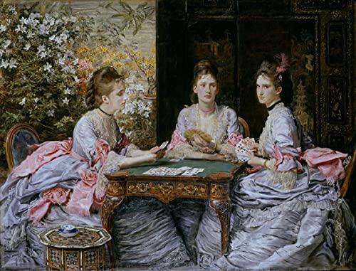 Les cœurs sont des atouts John Everett Millais affiche toile 60x90cm