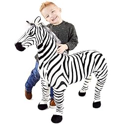 TigerHart Zelassie The Zebra - 30 Inch Stuffed Animal Plush