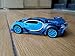 Lmoy 1:32 Scale Bugatti Chiron Vision Grand Turismo (GT) Zinc Alloy Pull Back Die-cast Model Car Toy Collection with Light & Sound (Blue)