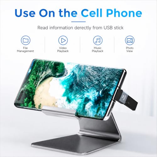 Image of Verilux 2Pcs USB C to USB A Adapter, 90 Right Angle USB-C Male to USB-A Female Converter Support USB 3.2 Gen 2 10Gbps High Speed Data Transfer & 15W Charging for iPhone 17 /16 /15, Galaxy S26 /S25 /S24