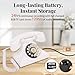 Audio Guest Book Wedding Phone, Wireless Audio Guestbook Phone, Assemble & Reusable Voicemail Recording for Weddings, Graduation Parties and Banquets, Alternative Retro Style (White)