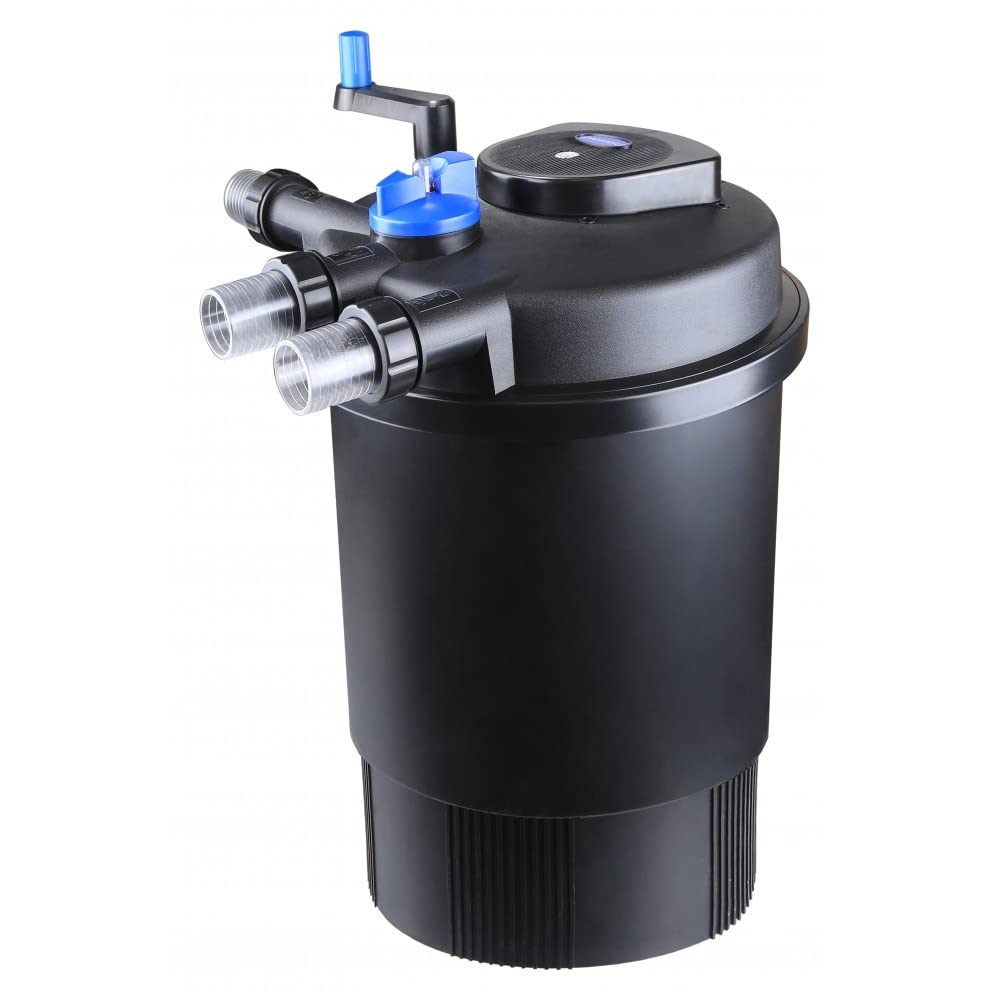 AQUARISTIKWELT24 CPF 30000 Bio Stampa Stagno Filtro 60.000l Filtro Stagno Torrente incl.55 Watt Uvc chiarificatore
