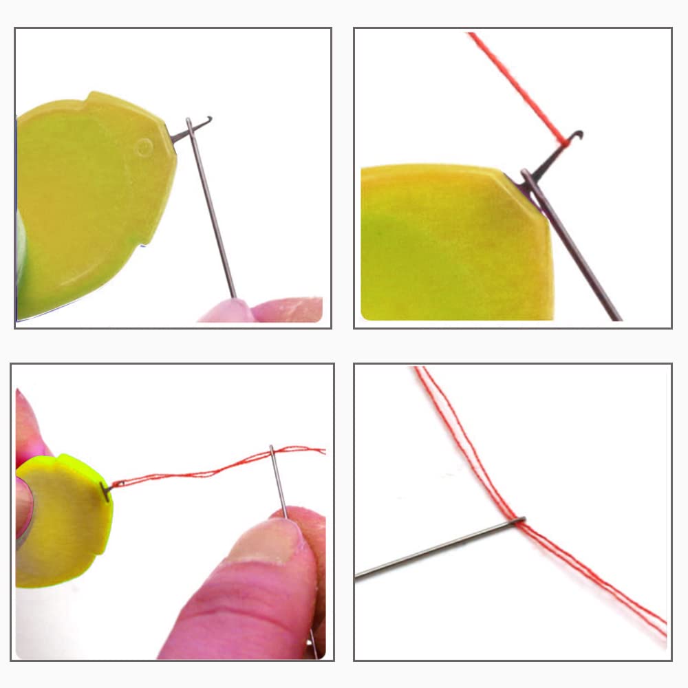 5 Enfile-aiguilles En Plastique Et Acier - Pour Couture à Main Et Machine - Facile D'utilisation - 4