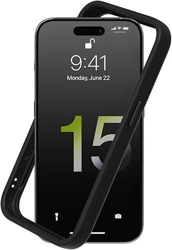 Miniatura 8 de RhinoShield CrashGuard - Funda protectora de diseño delgado absorbente de golpes compatible con iPhone 15 Pro Max, protección contra caídas de 11