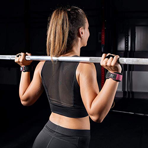 Mava Sports Leather Hand Grips With Wrist Support, For Palm Protection Glove For Crossfit, Gymnastics, Pull-Ups, Deadlifts, Gym Workout, Kettlebells, And Weightlifting, Unisex, Pink, S #TOP7