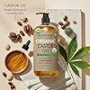 Benefits of Castor Oil for Skin, Medically Proven - Castor Oil Majestic Pure USDA Organic Castor Oil 8 Fl Oz - 100% Pure and Natural- Cold... #4