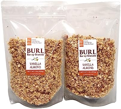 Maple Syrup & Pecan Barley Granola - 1 Lb Bag Of Whole Grain Cereal