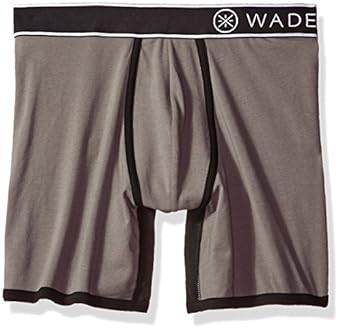 Buy Wade X Naked Men's Knit Boxer Brief 3-Pack, Smoke Pearl, Large at