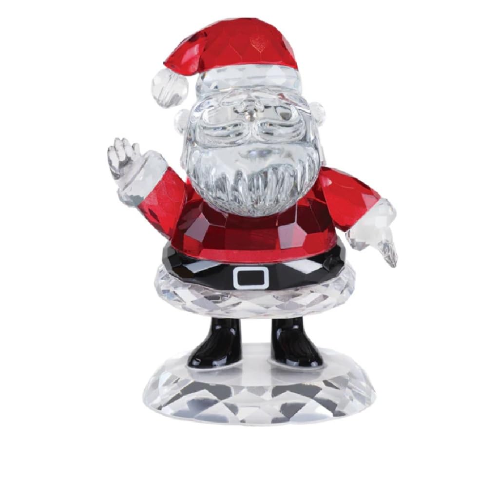 Old World Christmas Santa Claus Crystal Figurine