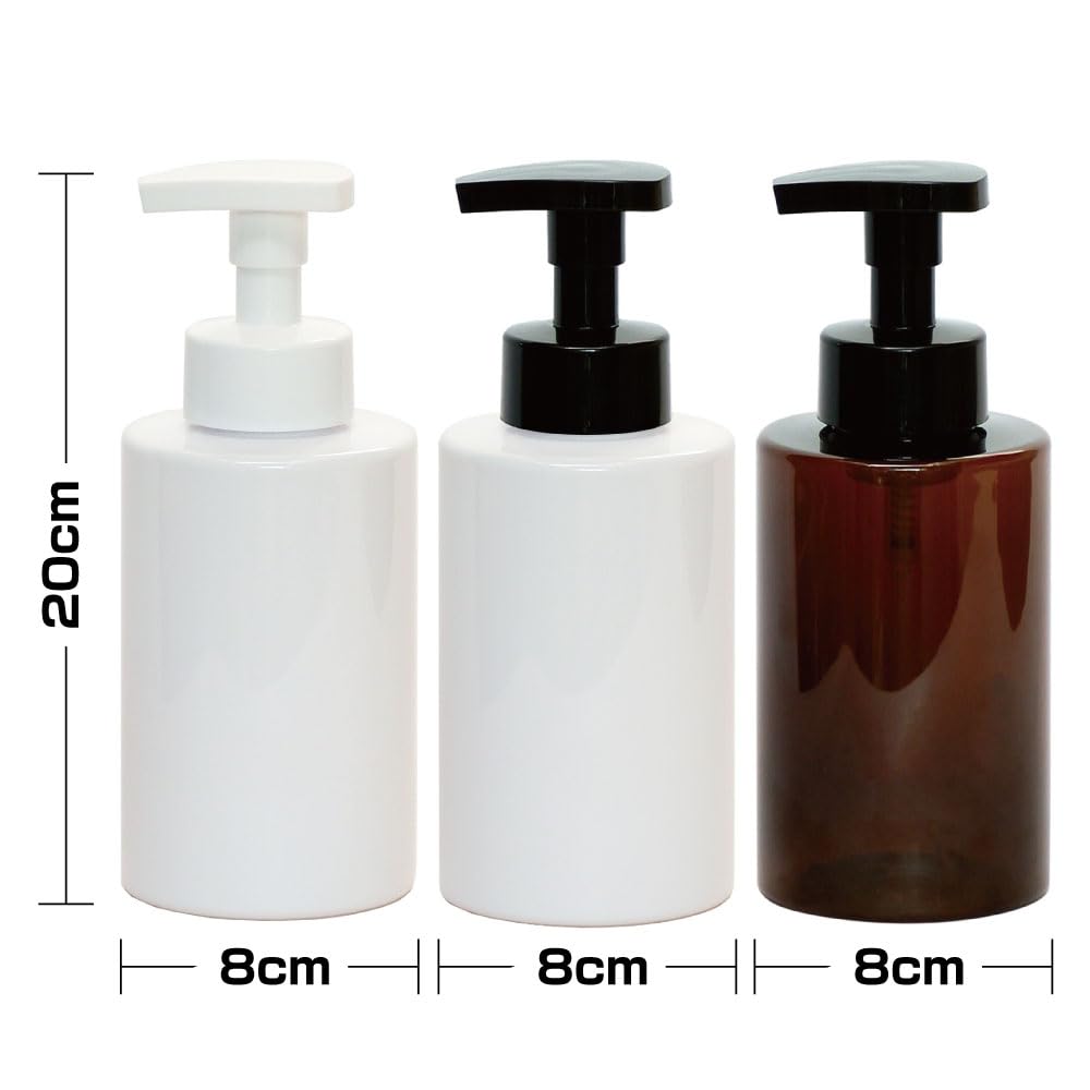 Amazon.co.jp: ダイカ 泡ソープディスペンサー500mL(白黒) フォーム