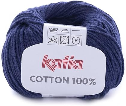 Katia Cotton 100% - Colour Marino 5 - 50 g / approx. 120 m wool