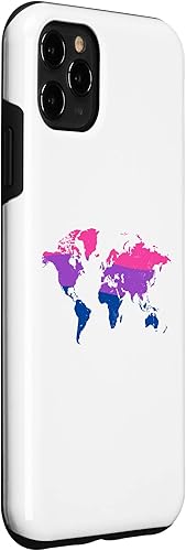 Miniatura 6 de iPhone 12 Pro Max Bi Pride Globe Love Bisexual Flag Case