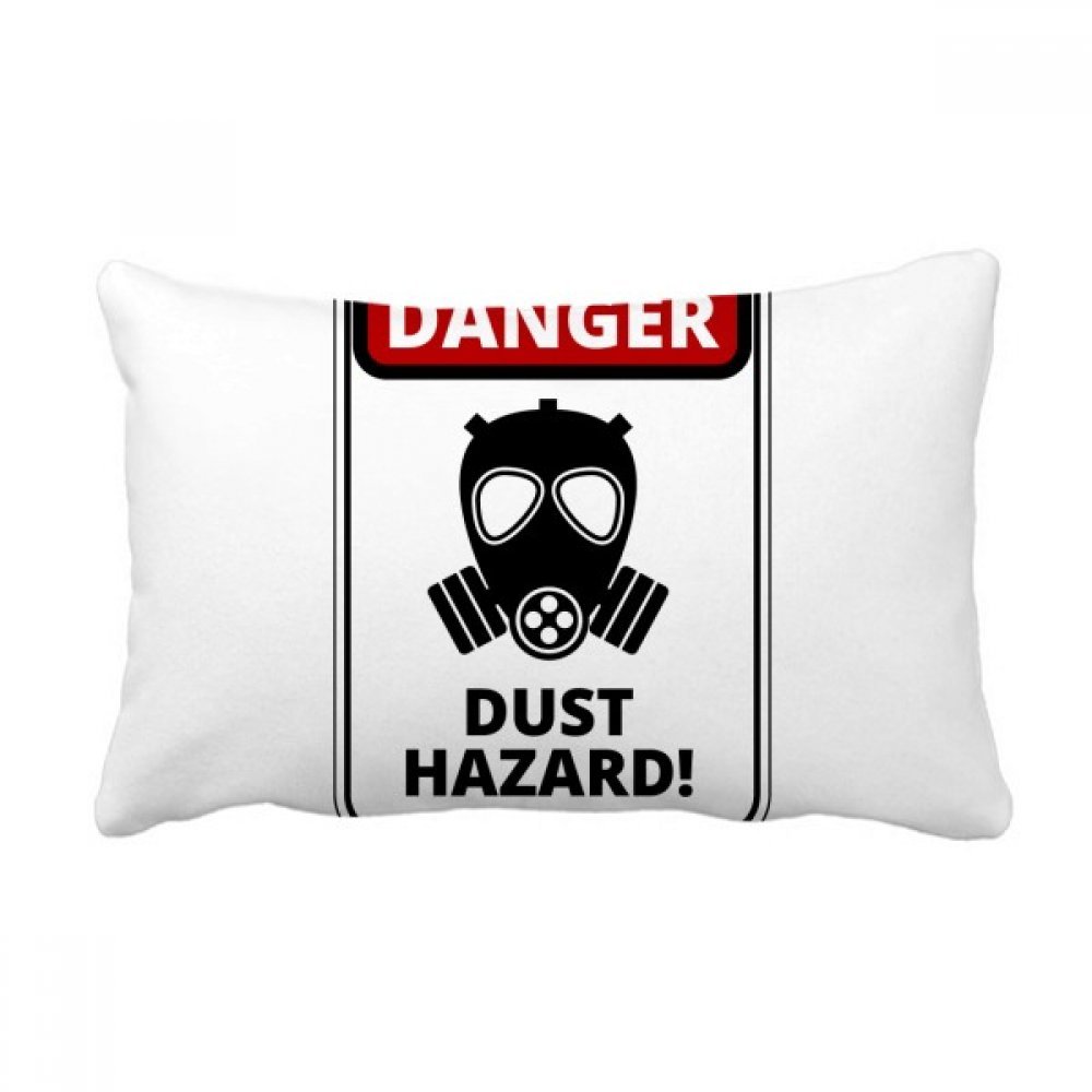Oreiller lombaire danger poussière multicolore housse et insert de décoration canapé 16x24
