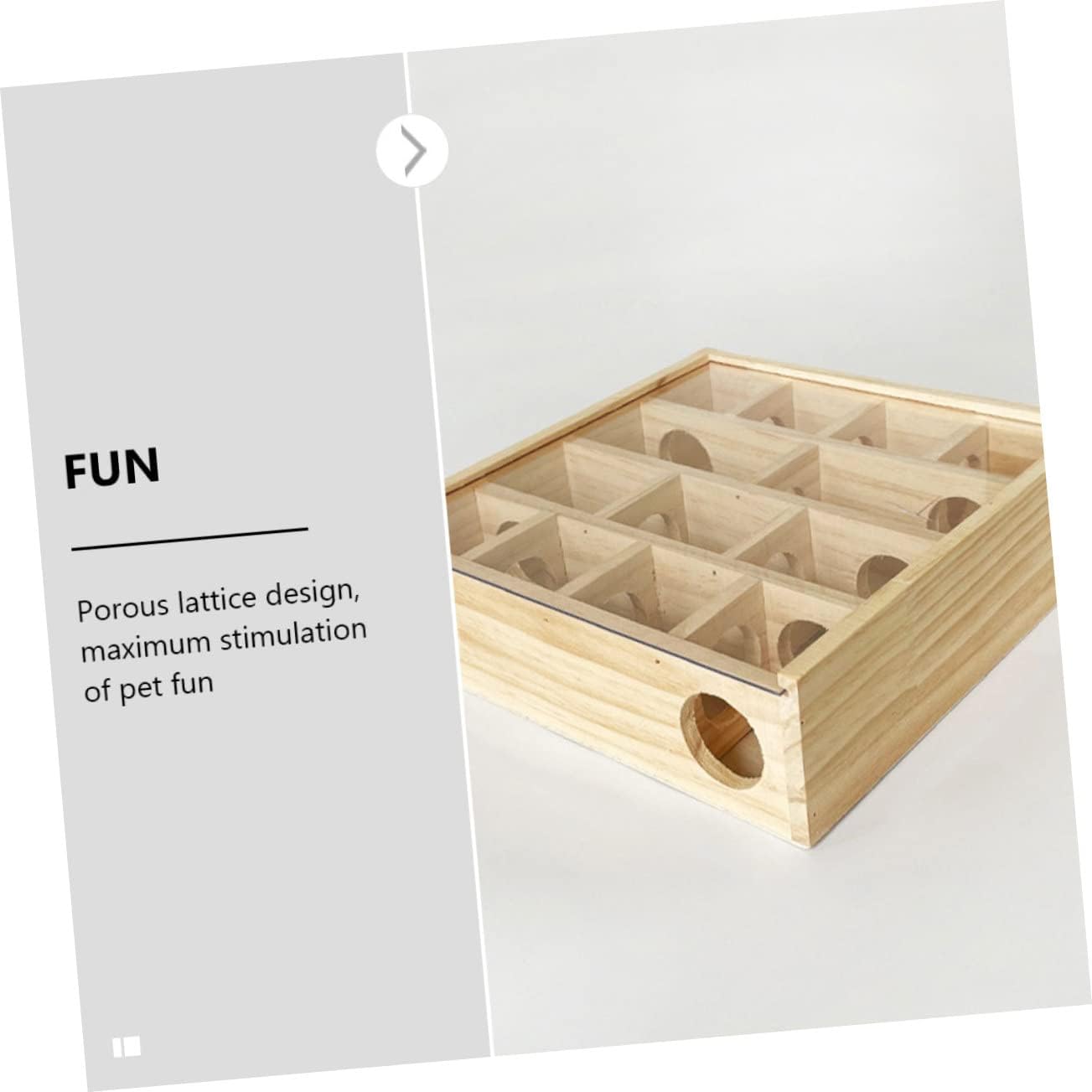 Toddmomy Wooden Maze Toy for Hamster Animal Toys Wooden Chinchilla Maze Fun Exercise Accessory