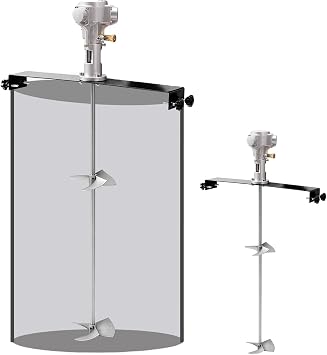 Paint Agitator, Pneumatic Paint Mixer 55 Gallon Paint Mixing Machine, Tank Barrel Air Agitator, Paint Stirring Machine Mix Tool for Ink Dye